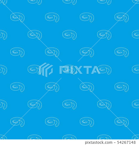 Spiral arrow pattern vector seamless blue 54267148