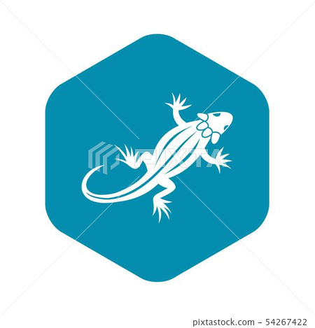 Lizard icon, simple style - Stock Illustration [54267422] - PIXTA