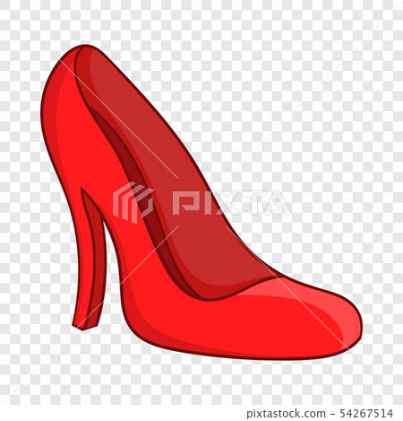 Red women shoes icon, cartoon style - Stock Illustration [54267514] - PIXTA