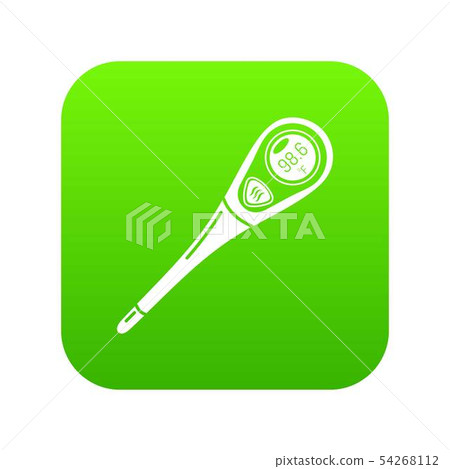 Diagnostic thermometer icon, simple style 54268112