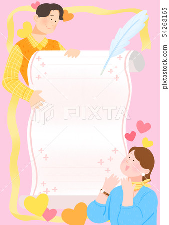 Spring is season of love, vector design concept for loving 005 Spring is season of love, vector design concept for loving 005 54268165