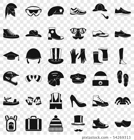 Fashion icons set, simple style - Stock Illustration [54269313] - PIXTA
