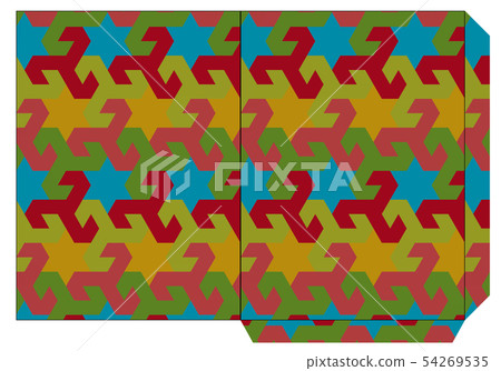 Paper bag pattern - Stock Illustration [54269535] - PIXTA