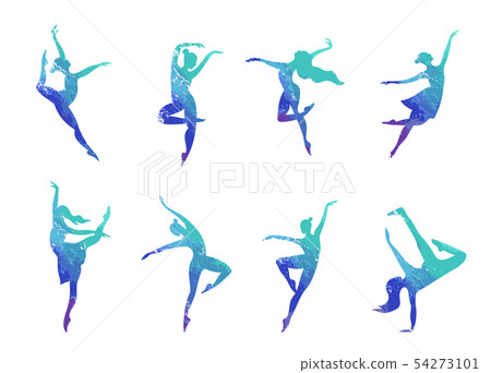 Abstract people logo design. Gym, fitness, running trainer vector colorful logo. Active Fitness Abstract people logo design. Gym, fitness, running trainer vector colorful logo. Active Fitness 54273101