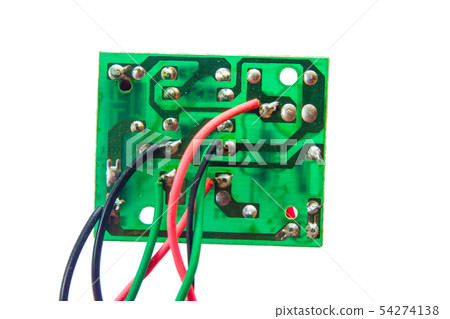 close up of Electronic circuit board isolated on close up of Electronic circuit board isolated on 54274138