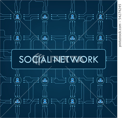 Social network concept Social network concept 54274245
