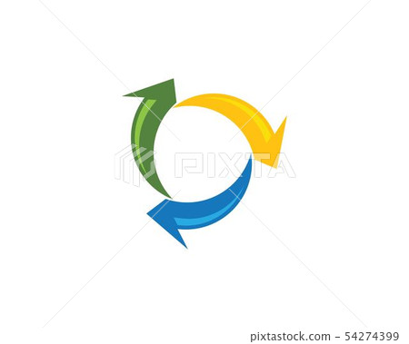triangle icon vector design 54274399