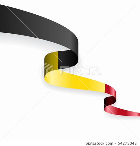 Belgian flag wavy abstract background. Vector... - Stock Illustration ...