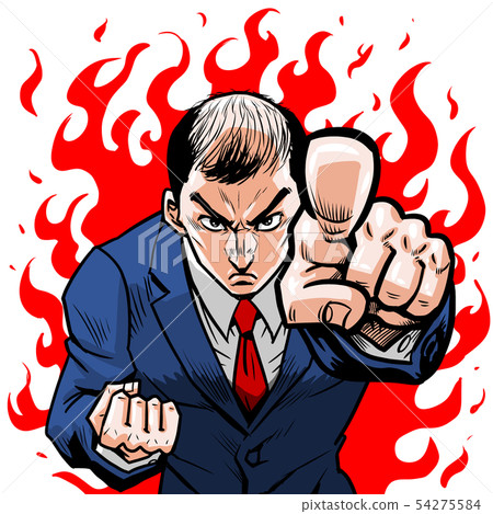 Pointing businessman 54275584