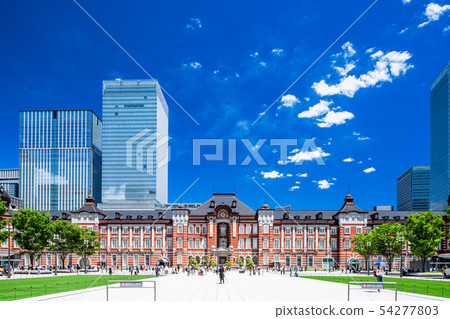 Tokyo Station Marunouchi mouth Station front view 54277803