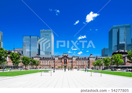 Tokyo Station Marunouchi mouth Station front view 54277805