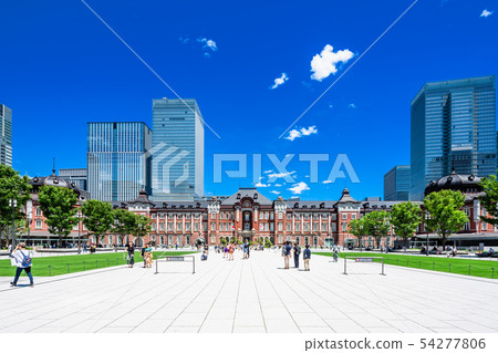 東京站丸之內口站前視圖 東京站丸之內口站前視圖 54277806