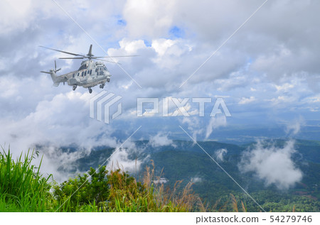 Helicopter, air, h225 54279746