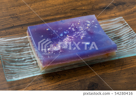  Japanese-style jelly cold sweets Japanese style jelly 54280416