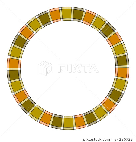 Circle borders and frames vector. Round border 54280722