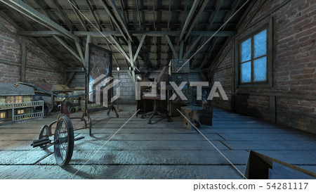 attic - Stock Illustration [54281117] - PIXTA