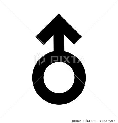 Gender men signs black icon Gender men signs black icon 54282968