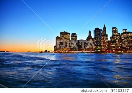 紐約曼哈頓夜景 54283527