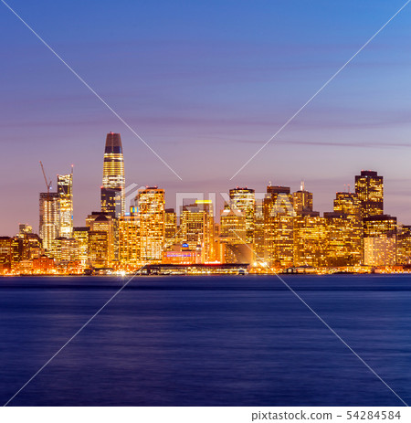 San Francisco downtown skyline San Francisco downtown skyline 54284584