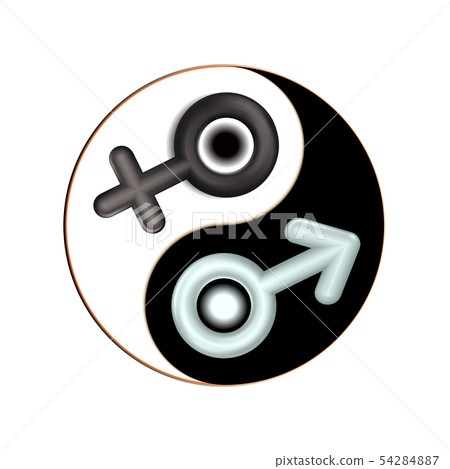 yin and yang symbol females