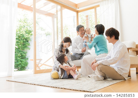 三代家庭，寶貝，生活，家庭 54285853