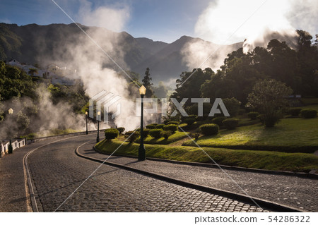 Hot springs in Furnas, Sao Miguel Hot springs in Furnas, Sao Miguel 54286322