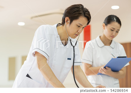 White coat men White coat men 54286934