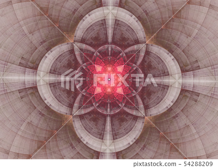 Kaleidoscope abstract sacred geometry. Ethnic 54288209