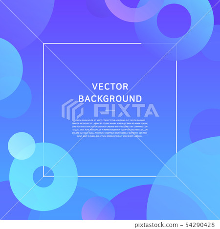 Blue shape vector pattern Blue shape vector pattern 54290428