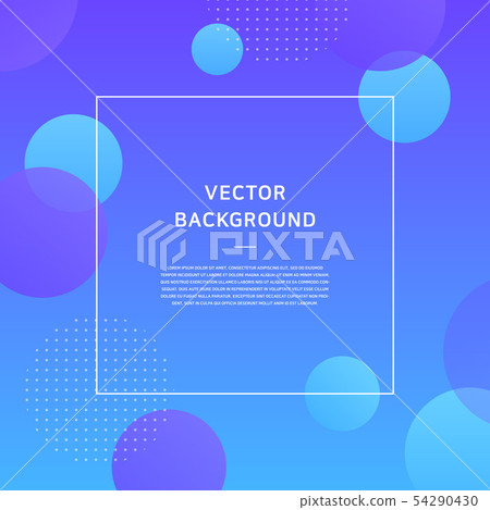 Blue shape vector pattern Blue shape vector pattern 54290430