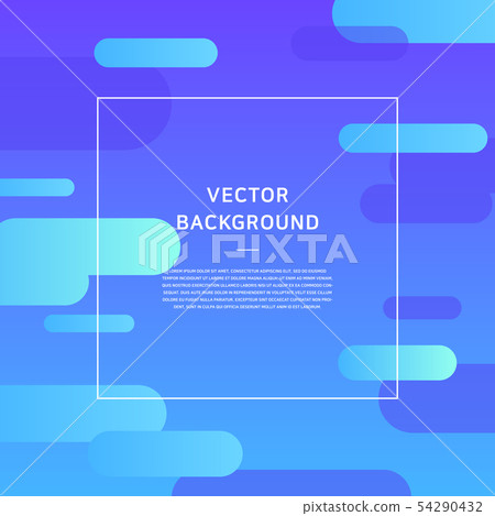 Blue shape vector pattern 54290432