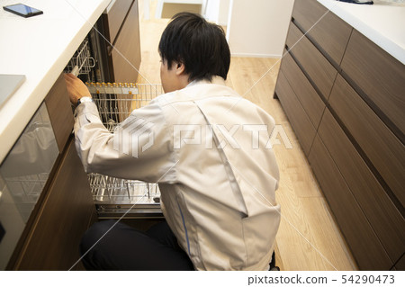 Dishwasher Kitchen Dishwasher Kitchen 54290473