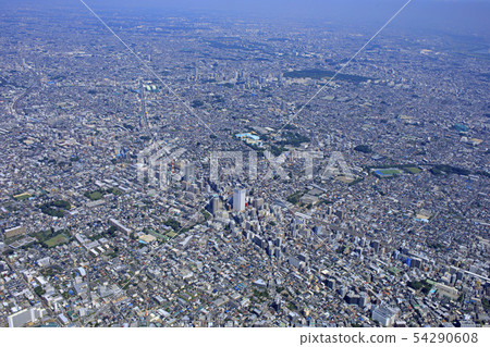 練馬天空區/練馬區鳥瞰圖 54290608