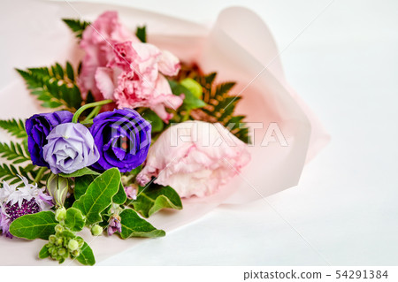 Bouquet, rose, carnation Bouquet, rose, carnation 54291384