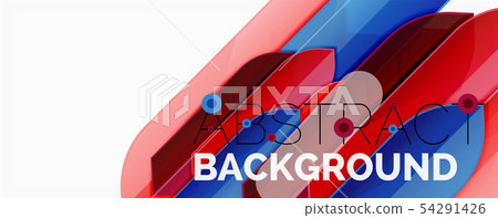 Color lines, modern geometric abstract background. Minimalistic design, creative concept, stripes 54291426