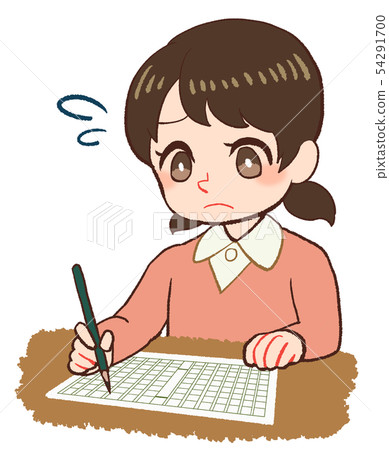 Manuscript paper and children are not good 54291700
