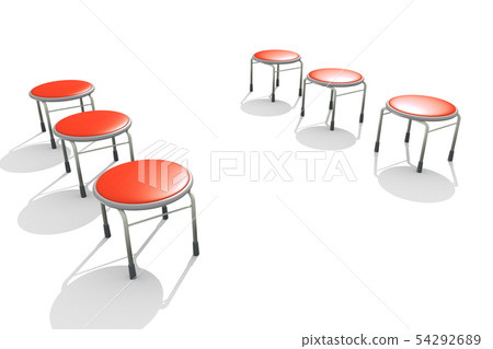 Chair (lined chair white background) 54292689