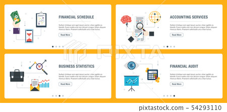 Financial schedule, accounting services, business 54293110