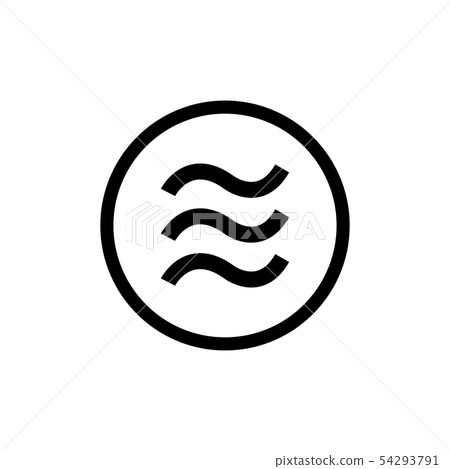 Libra coin icon, Crypto currency. Libra coin icon, Crypto currency. 54293791