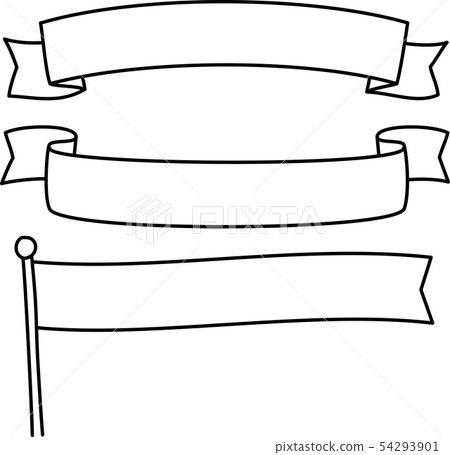 Hand drawn banner, flag Hand drawn banner, flag 54293901