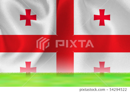 Georgia flag grand background 54294522