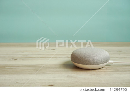 AI speaker on the table AI speaker on the table 54294790