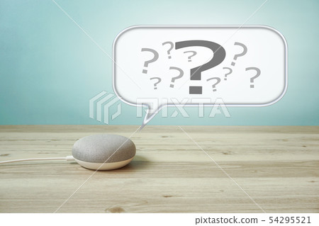 AI揚聲器在桌子上 AI揚聲器在桌子上 54295521