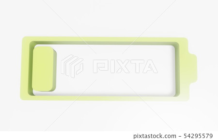 3D battery of the smartphone in the background 3D battery of the smartphone in the background 54295579