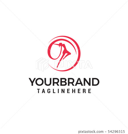 Dance woman Logo Template design Dance woman Logo Template design 54296315
