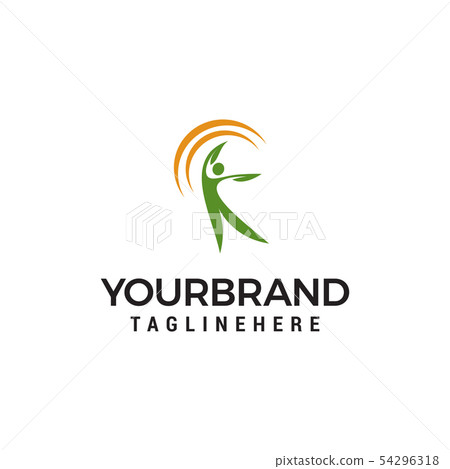 human health Logo Template design 54296318