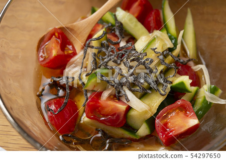 Salted kelp salad with fresh onion Salted kelp salad with fresh onion 54297650