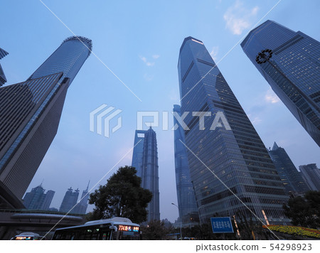上海浦東中央銀行大邱上海環球金融中心金茂大廈上海中國國際金融中心 54298923