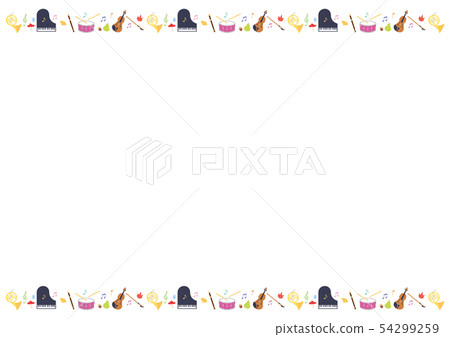 框架材料 - 秋天圖像,樂器2 框架材料 - 秋天圖像,樂器2 54299259