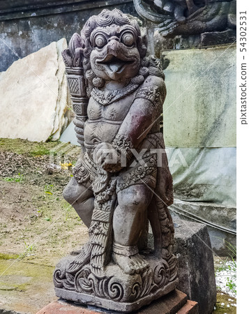 Statue in Hindu temple Pura Tirta Empul Statue in Hindu temple Pura Tirta Empul 54302531